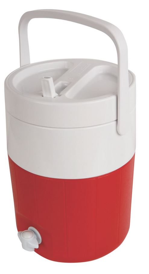 beverage cooler with spout