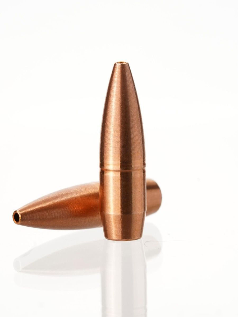 Cutting Edge Bullets Match Tactical Hunting .224 Caliber 55 Grain Solid Copper Hollow Point Rifle Bullets