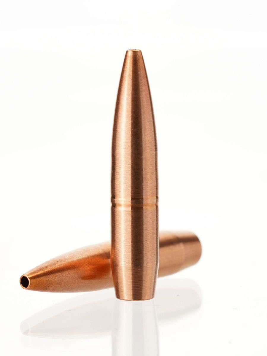 Cutting Edge Bullets Maxiumus .264 Caliber 125 Grain Solid Copper Hollow Point Rifle Bullets