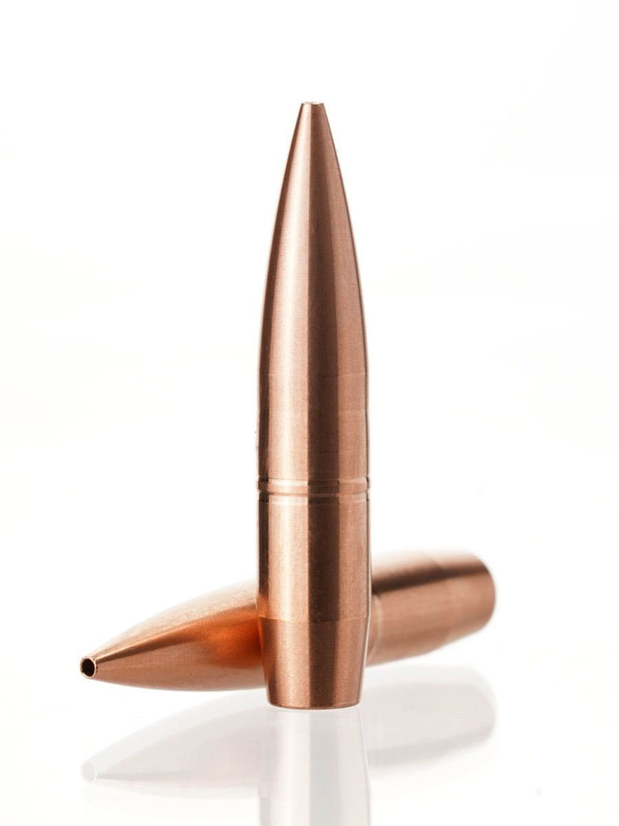 Cutting Edge Bullets Single Feed Match Tactical Hunting .284 /7mm Caliber 155 Grain Solid Copper Hollow Point Rifle Bullets