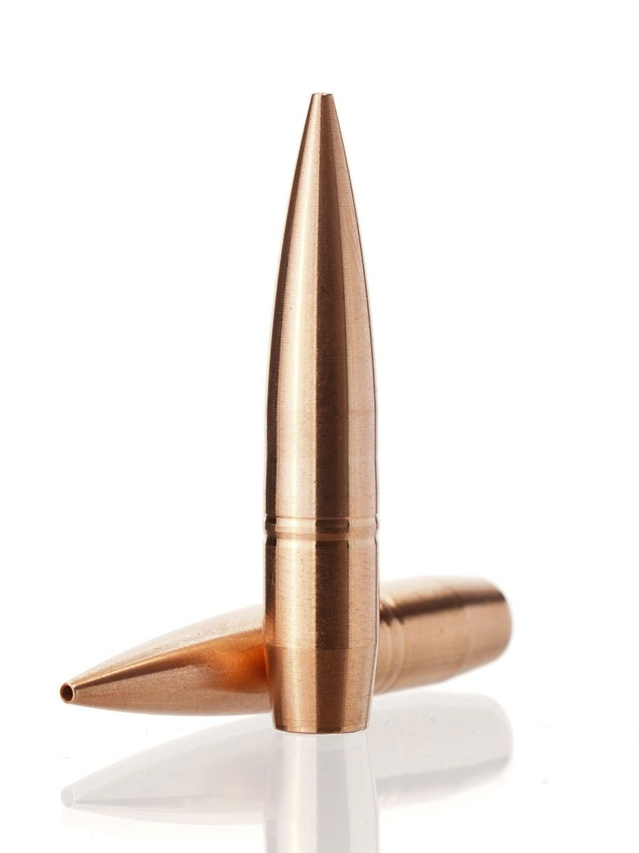 Cutting Edge Bullets Single Feed Match Tactical Hunting .338 Caliber 265 Grain Solid Copper Hollow Point Rifle Bullets