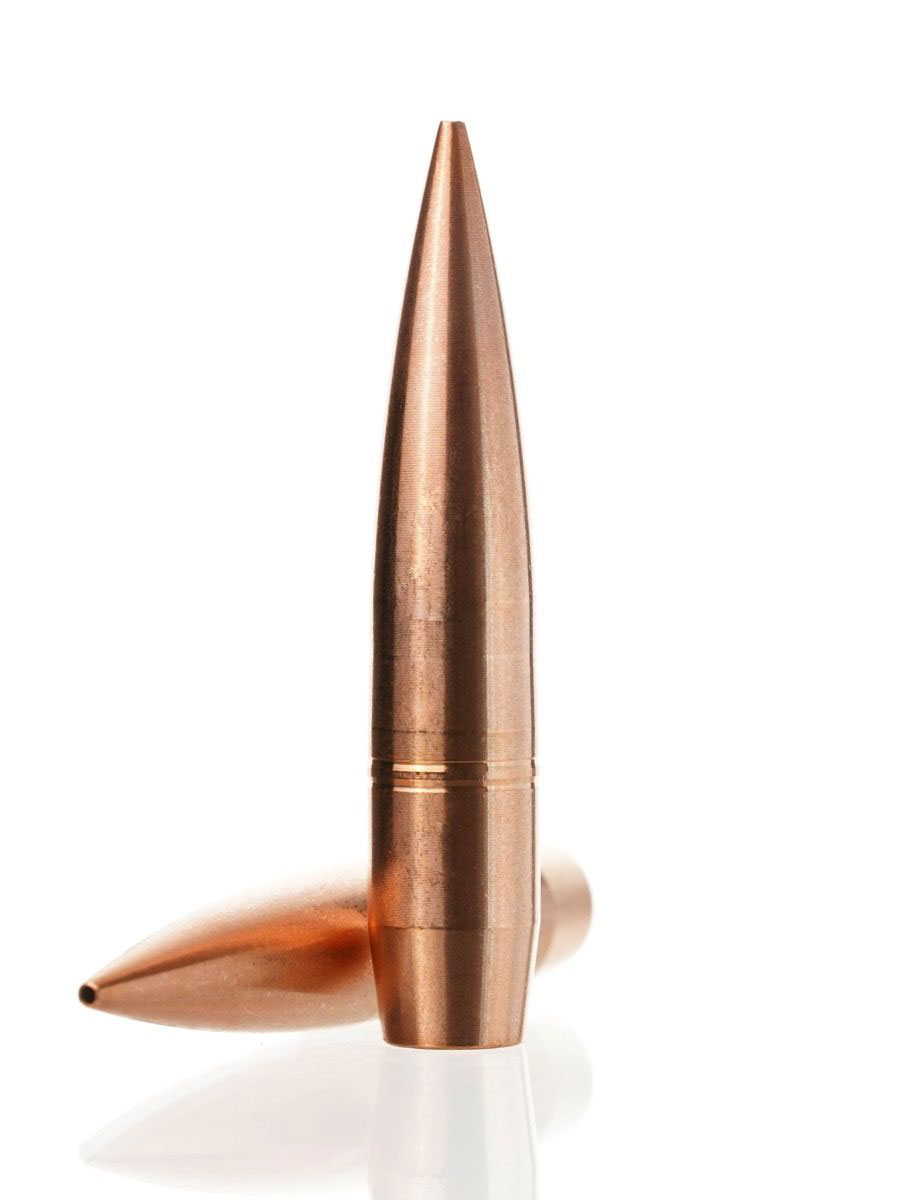 Cutting Edge Bullets Single Feed Match Tactical Hunting .375 Caliber 350 Grain Solid Copper Hollow Point Rifle Bullets