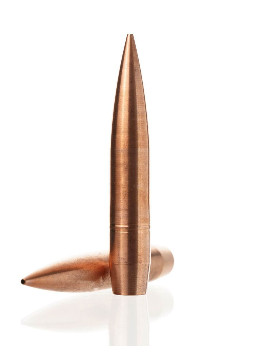 Cutting Edge Bullets Single Feed Match Tactical Hunting .375 Caliber 425 Grain Solid Copper Hollow Point Rifle Bullets