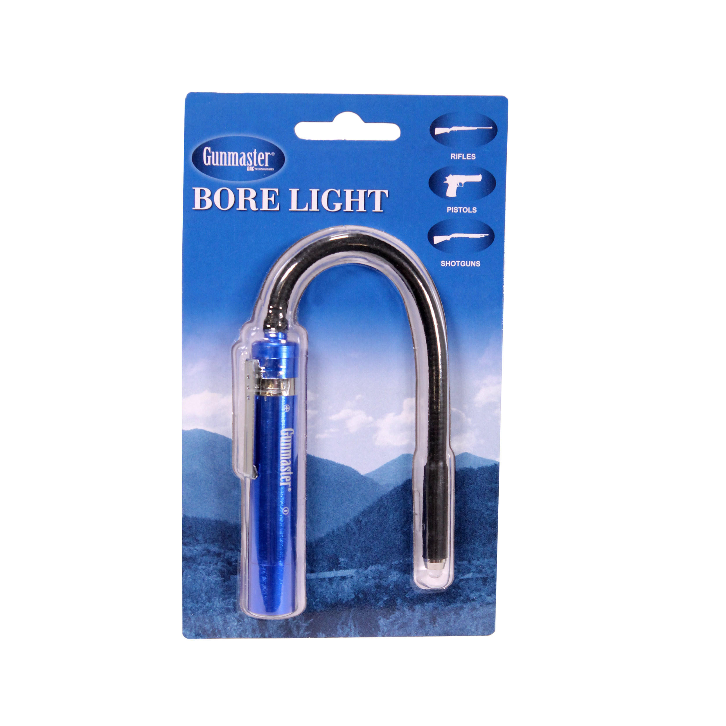 Bore light. Фонарь DAC Gunmaster flexible led Bore Light оружейный гибкий, питание AAA, 165x95.2x12мм.
