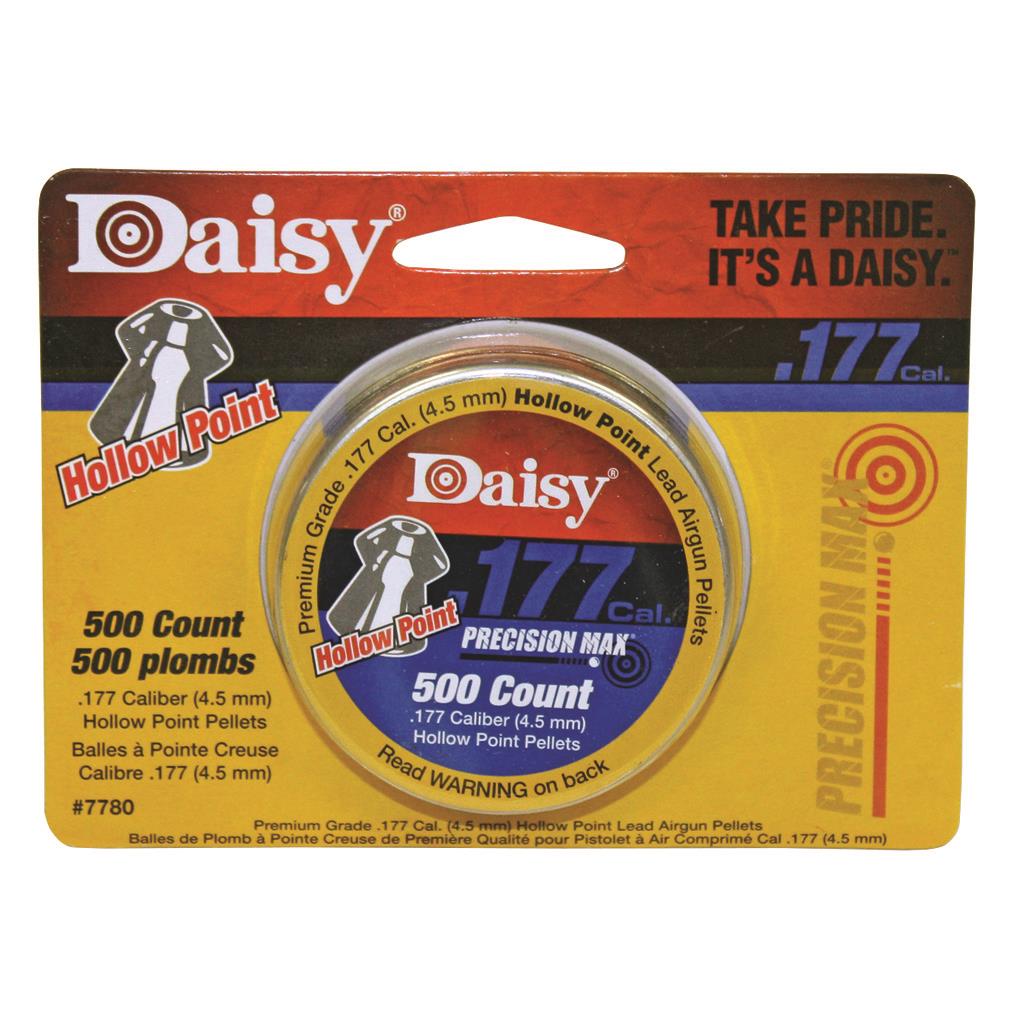 Daisy .177 Cal. Hollow Point Pellets - 500 Tin