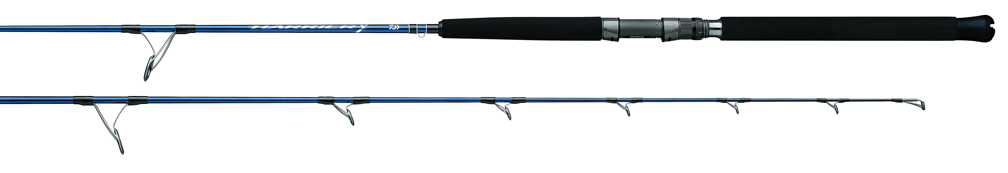 Daiwa Harrier X Jiggin Rod, X Heavy Spin Braid #65-120, Lure Weight 120 ...