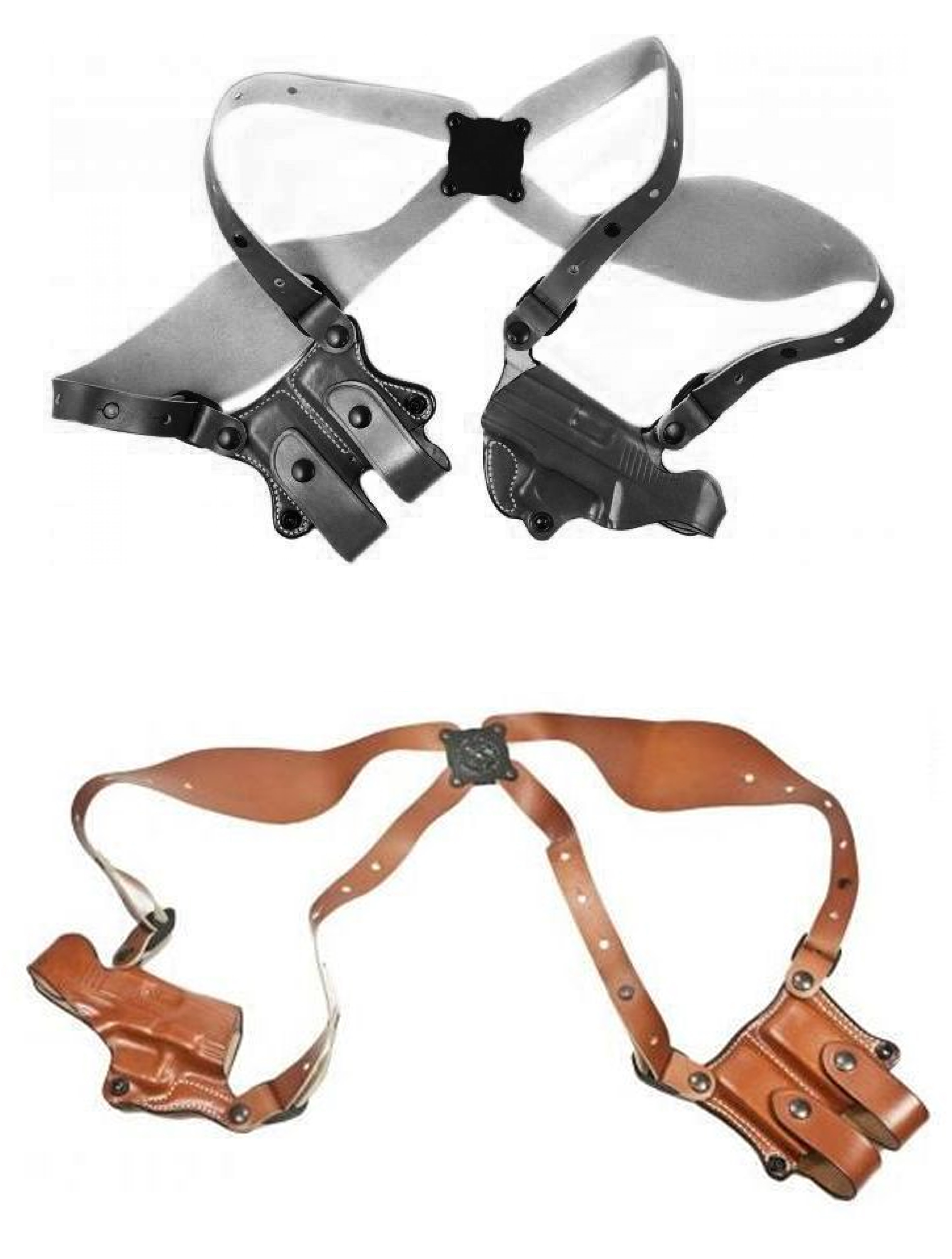 Desantis DSD Shoulder Holster - Left, Black - SMG 9mm 