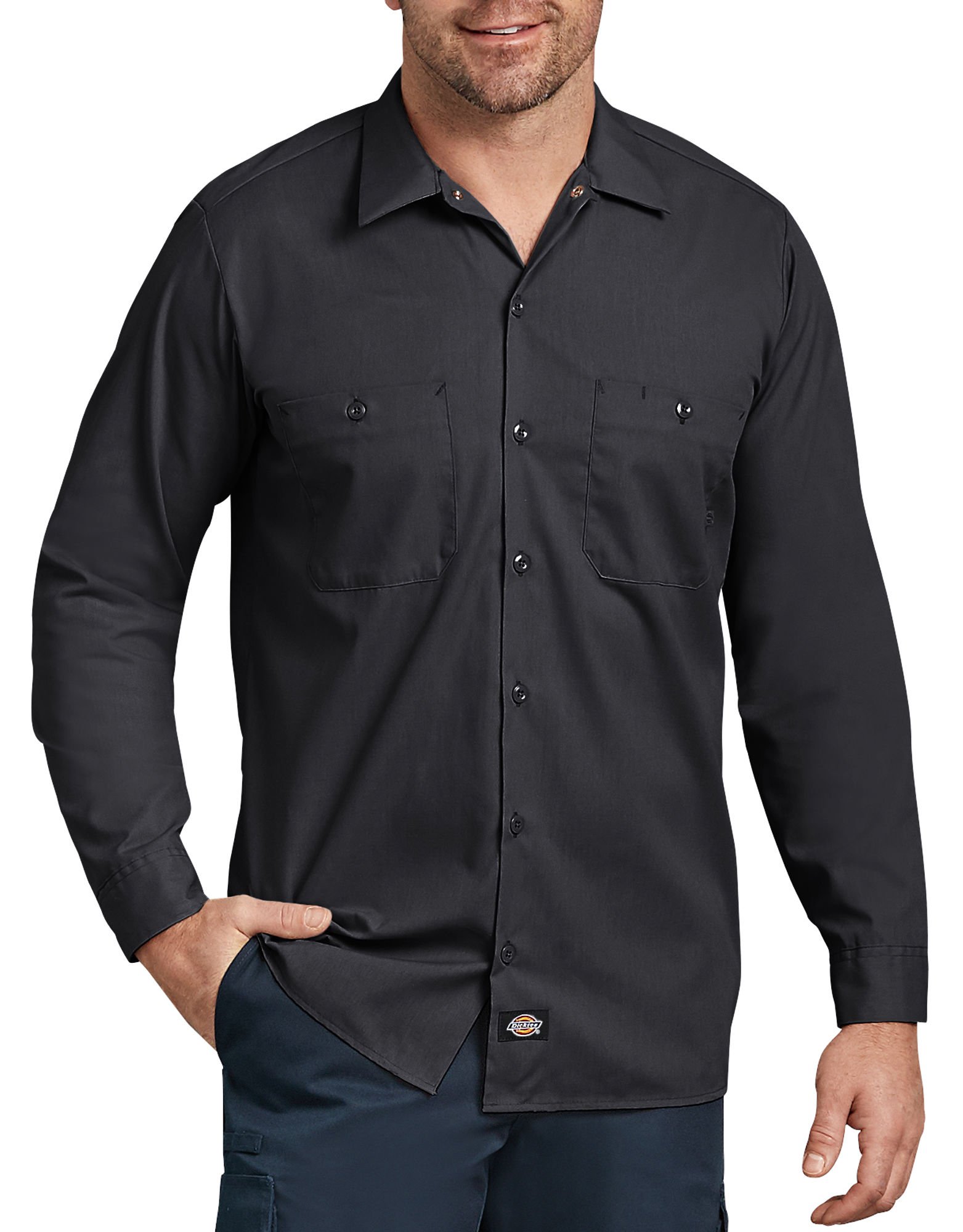 men's long sleeve work shirts cheap