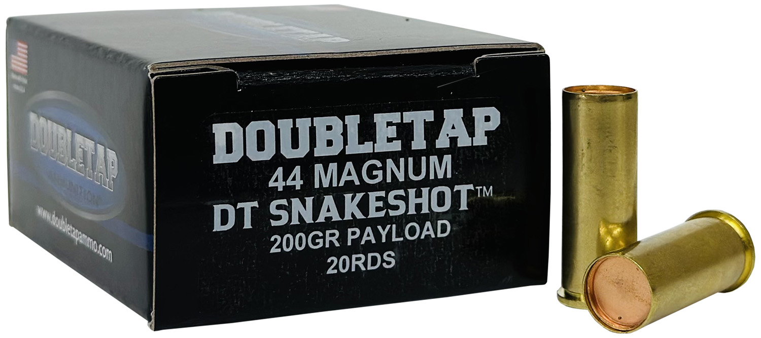 Doubletap Ammunition .44 Magnum 200 grain Snake Shot Brass Cased Pistol Ammunition