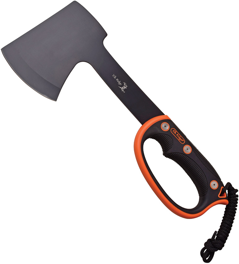 Elk Ridge Black/Orange Handle Axe | 10% Off Free Shipping over $49!