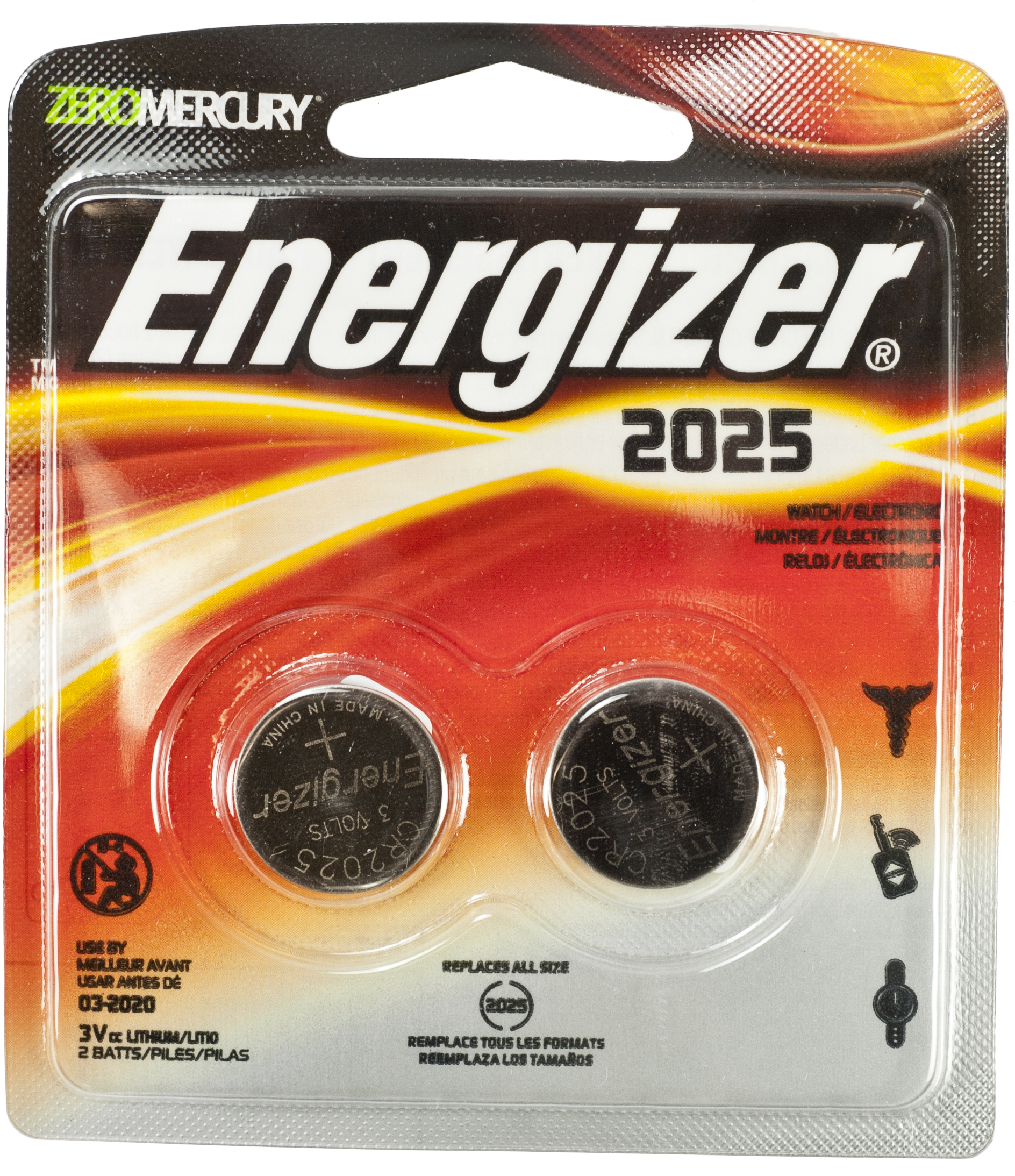 3 volt button cell battery