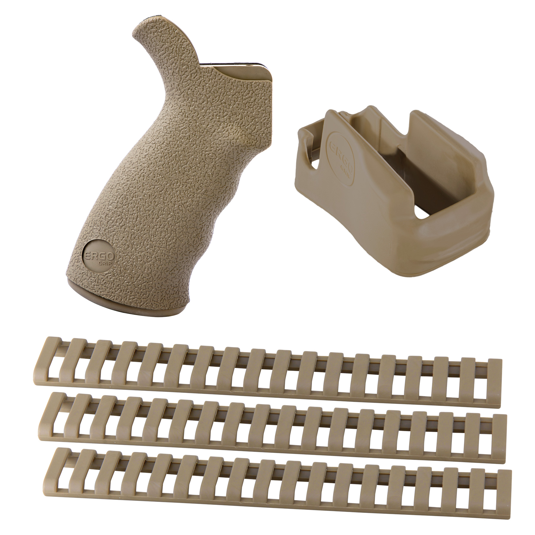 ERGO AR-15 Grip Never Quit Magwell Grip Polymer Olive Drab 4965-OD ...