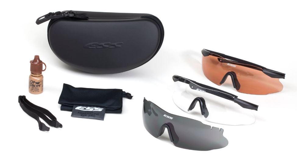 ESS Interchangeable Component Eyeshield (ICE) Tactical LE Safety Sunglasses