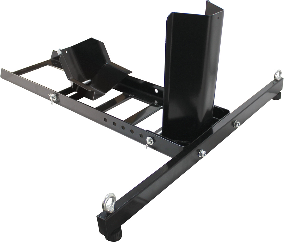 Extreme Max 5001.5757 Adjustable Motorcycle Wheel Chock Stand Heavy Duty  1800Lb. Weight Capacity