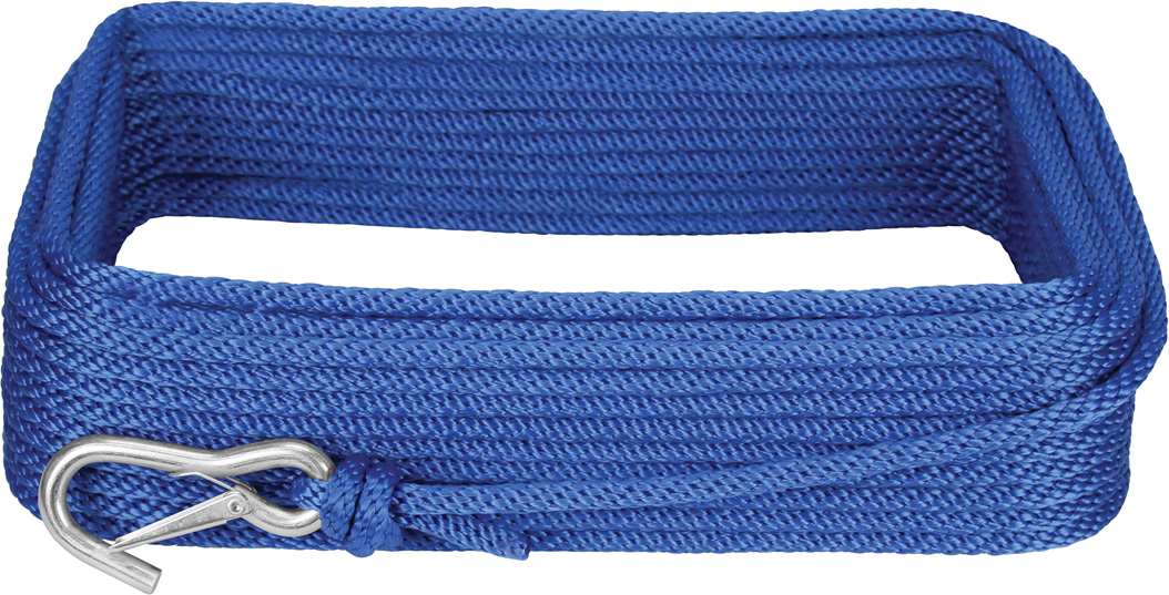 Extreme Max Boattector Solid Braid Mfp Anchor Line With Snap Hook - 3/8in x  100ft