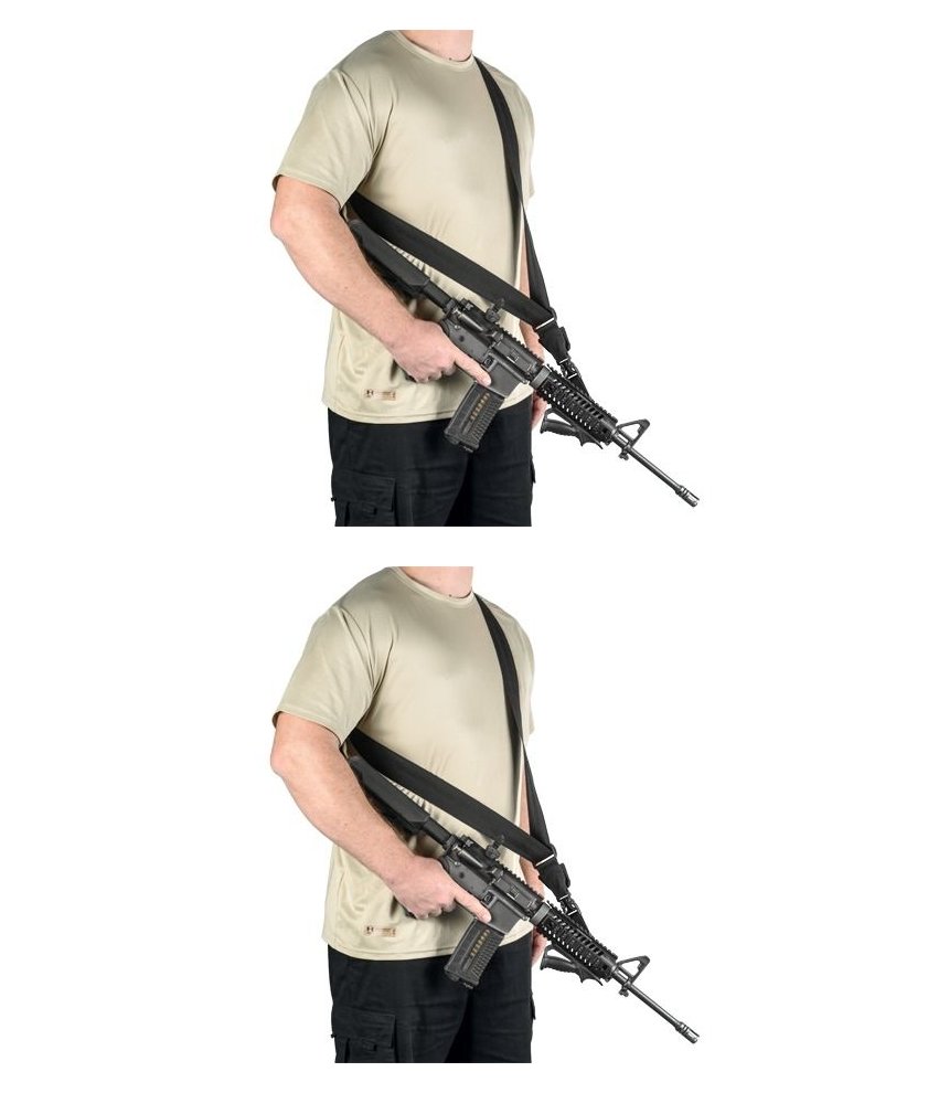 Tactical Three Point Rifle Gun Sling Strap System Airsoft 3 Points Gun