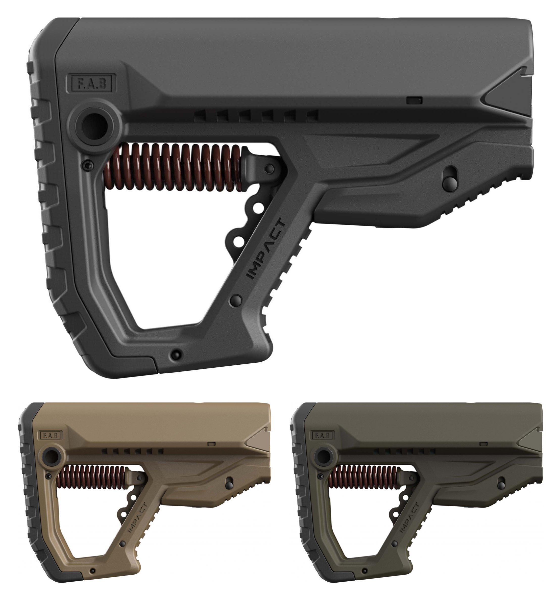 GL-CORE IMPACT Recoil Reduction Buttstock w/ Variable Reduction Settings  and Adjustable Cheek-Rest