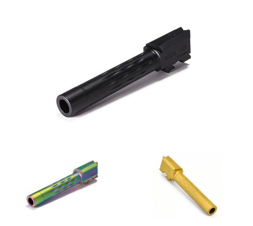 Faxon Firearms Smith & Wesson M&P 2.0 Compact Flame Fluted/Threaded 9mm Barrel 1