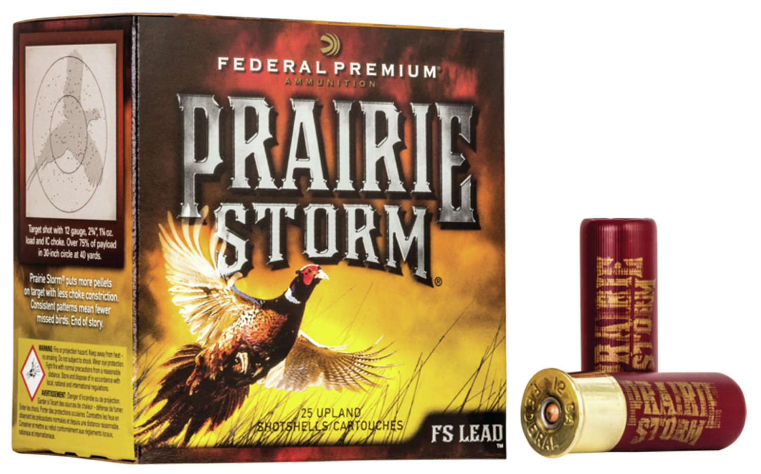 Federal Premium Prairie Storm 12 Gauge 3in 1 5/8 oz Shotgun Shot Ammunition