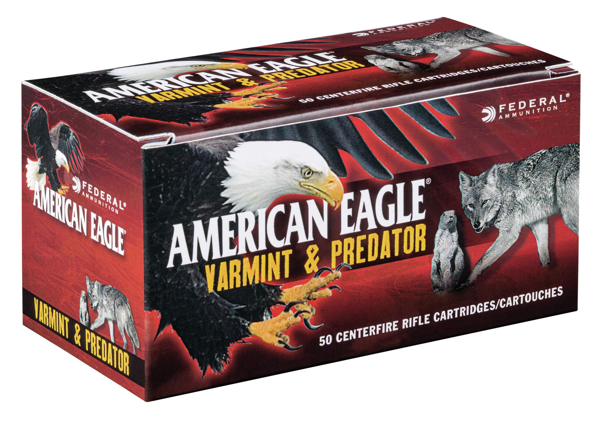 Federal Premium VARMinT / PREDATOR .17 Hornet 20 Grain Tipped Varmint Centerfire Rifle Ammunition