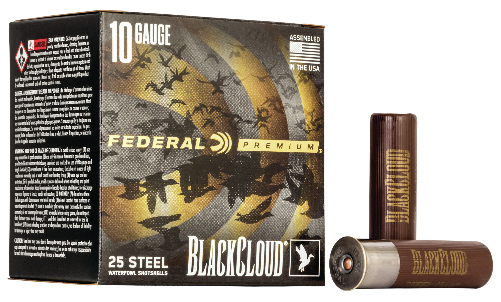 Federal Premium Black Cloud 10 Gauge 1 5/8 oz Black Cloud FS Steel Shotgun Ammunition