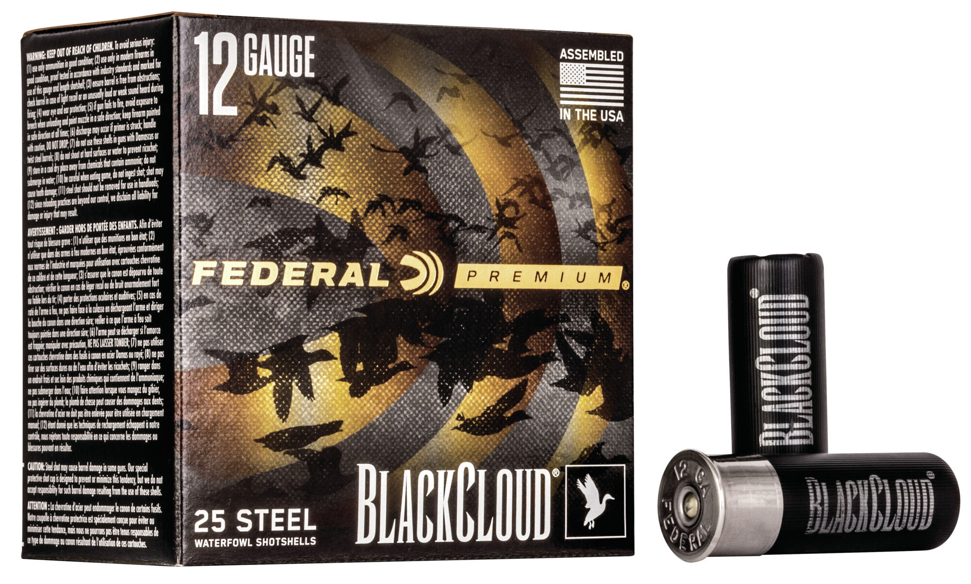 Federal Premium Black Cloud 12 Gauge 1/8 oz Black Cloud FS Steel Shotgun Ammunition