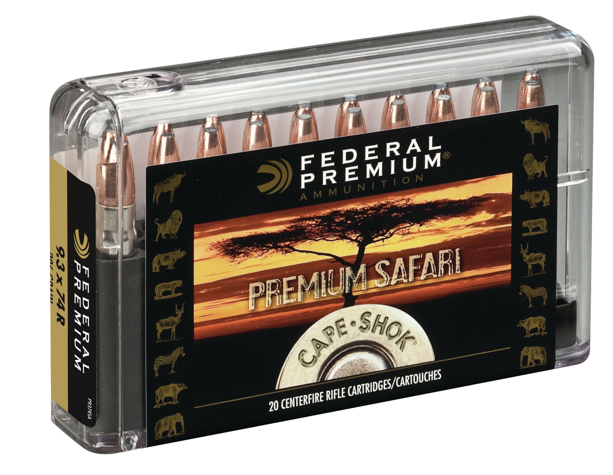 Federal Premium CAPE-SHOK .500 Nitro Express 570 Grain Swift A-Frame Centerfire Rifle Ammunition