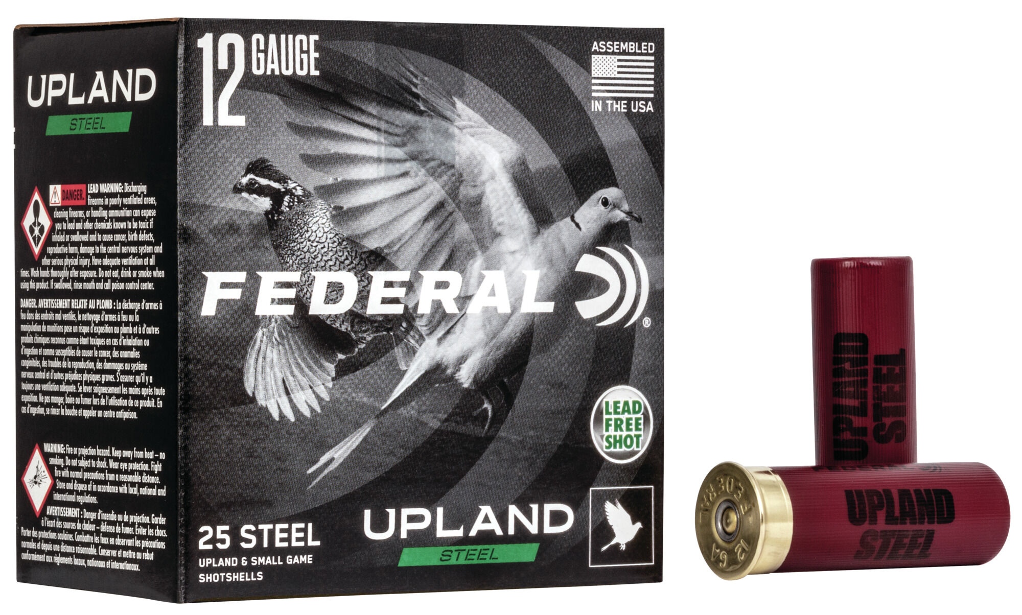 Federal Premium Field & Range 12 Gauge 1 1/8 oz Upland Steel Shotgun Ammunition