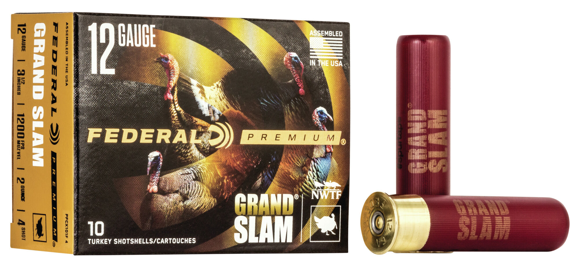 Federal Premium Grand Slam 12 Gauge 2 oz Grand Slam Shotgun Ammunition