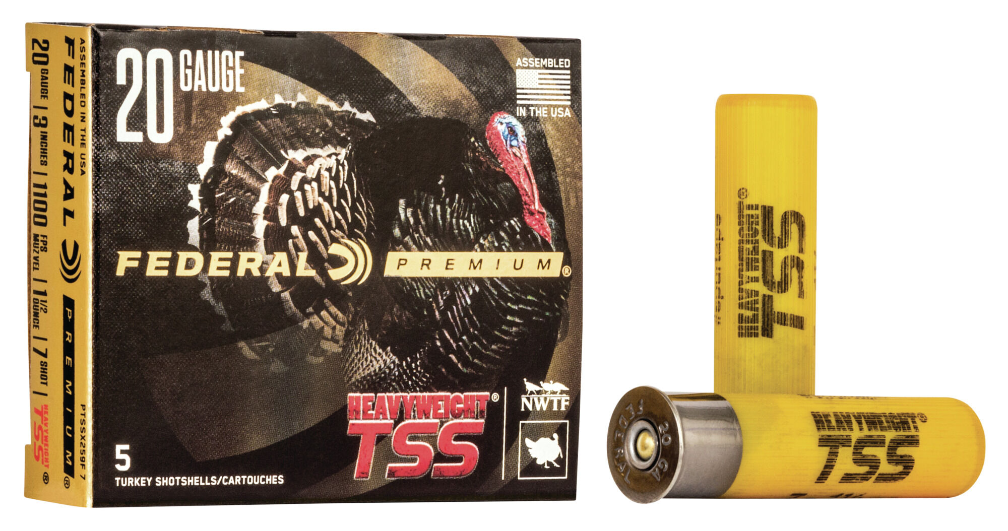 Federal Premium Heavyweight TSS 20 Gauge 1 1/2 oz Heavyweight TSS Shotgun Ammunition