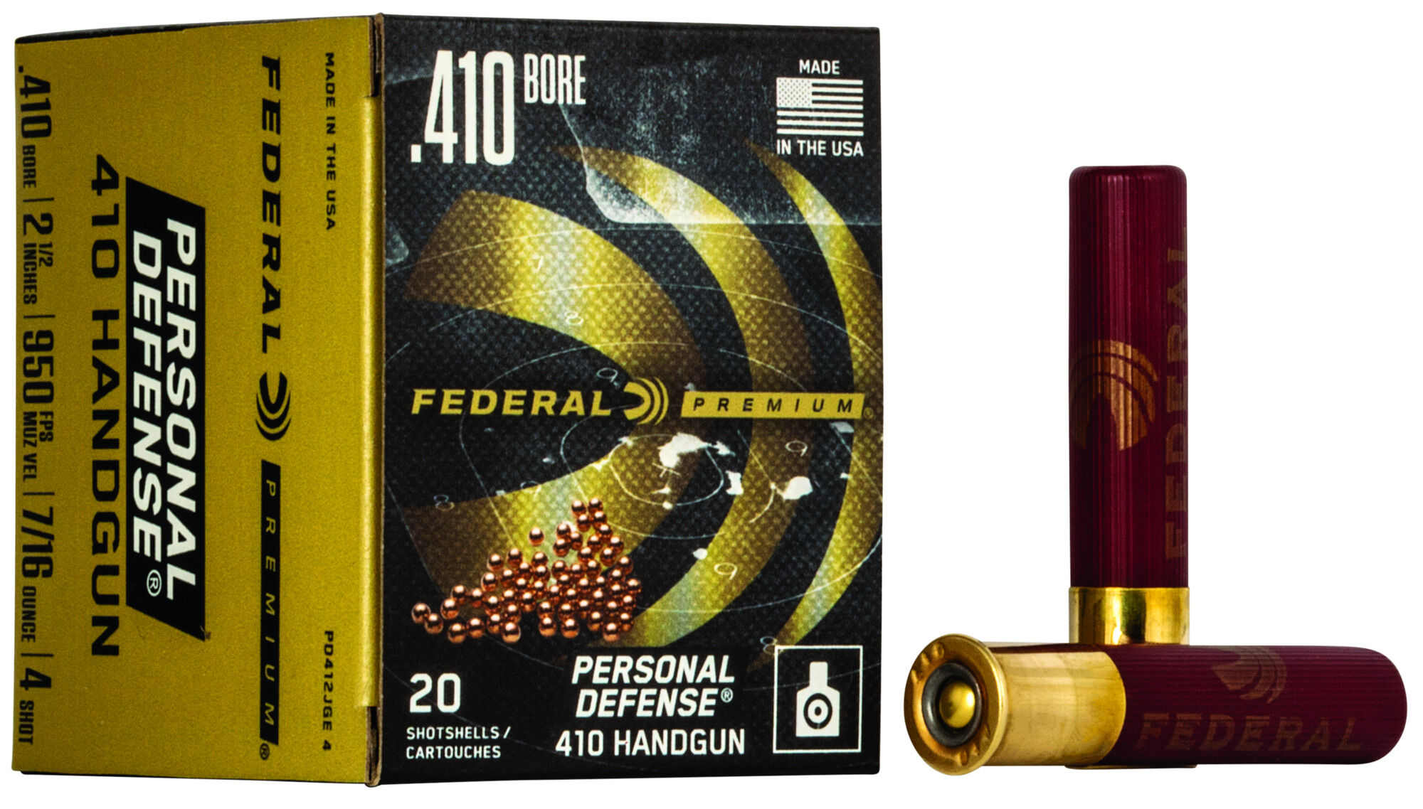Federal Premium .410 Gauge 2 1/2in 1/2oz 1200 FPS Max 8.5 Shot Size Shotgun  Ammunition HOA410 8.5 $1.00 Off