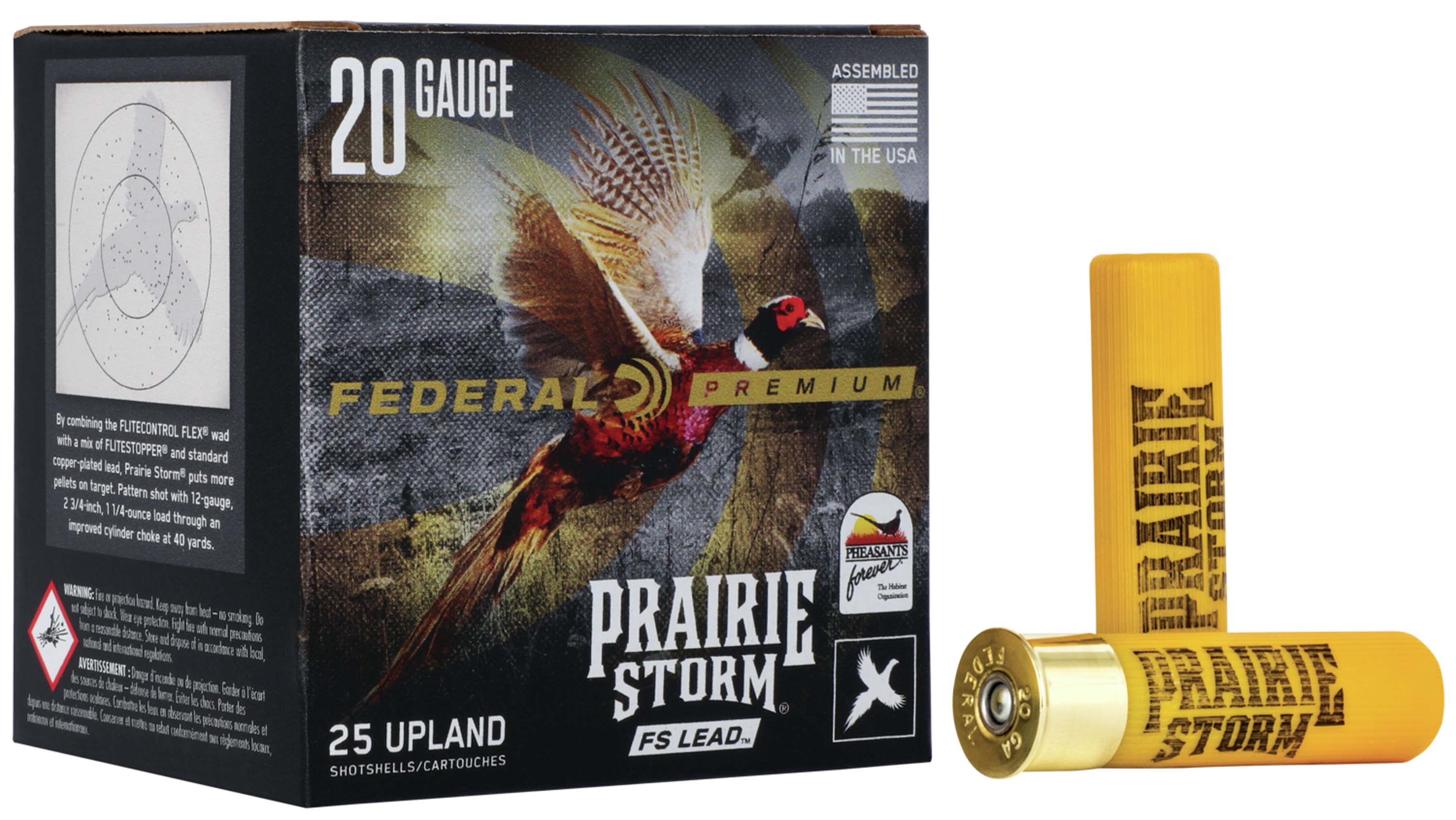 Federal Premium Prairie Storm 20 Gauge 1 oz 3in Shotgun Ammunition