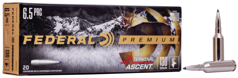 Federal Premium TERMinAL ASCENT 6.5 PRC 130 Grain Terminal Ascent Centerfire Rifle Ammunition