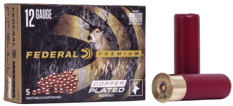 Federal Premium Vital Shok 12 Gauge 41 Pellets Buckshot Shotgun Ammunition