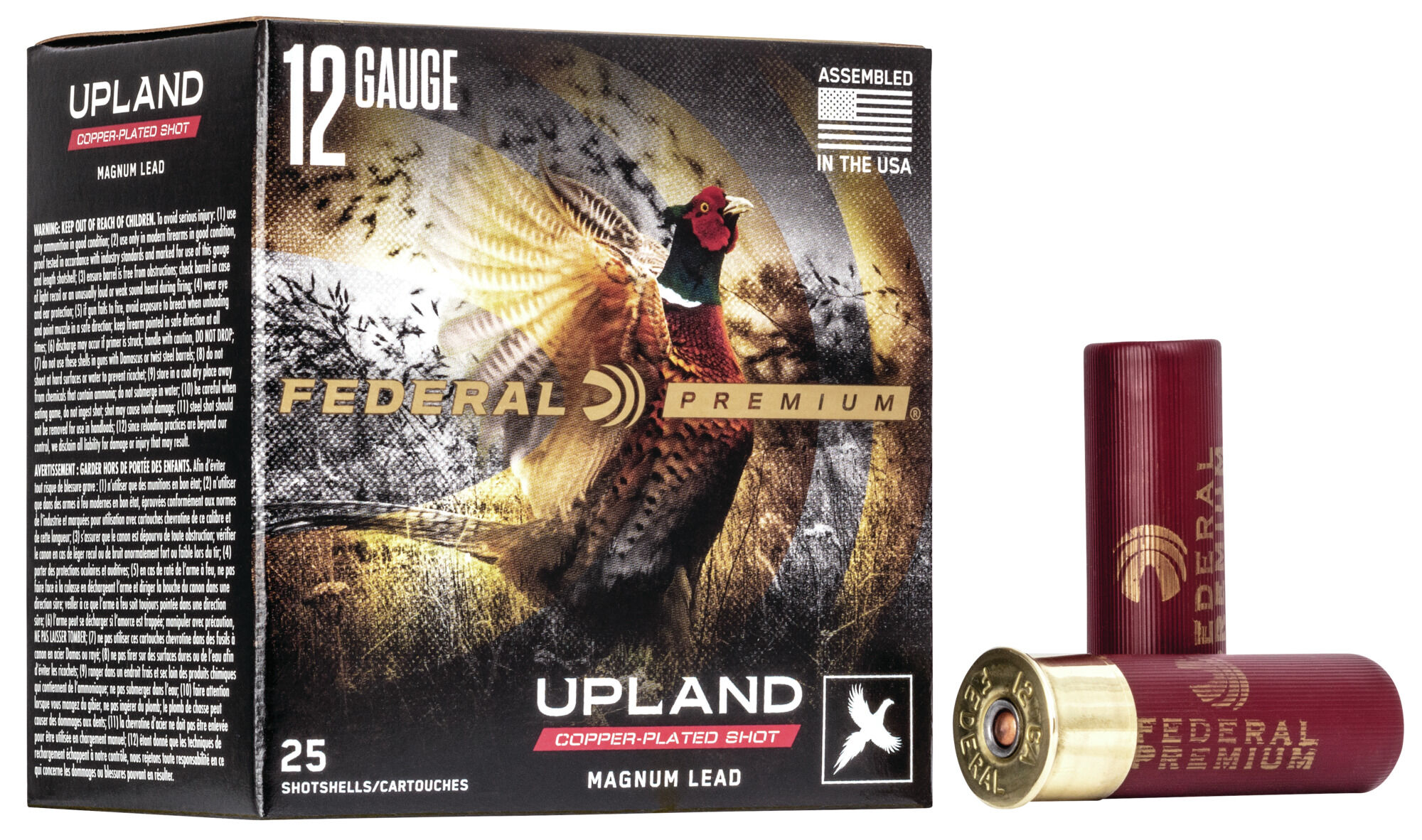 Federal Premium Wing Shok 12 Gauge 1 5/8 oz Upland High Velocity Shotgun Ammunition