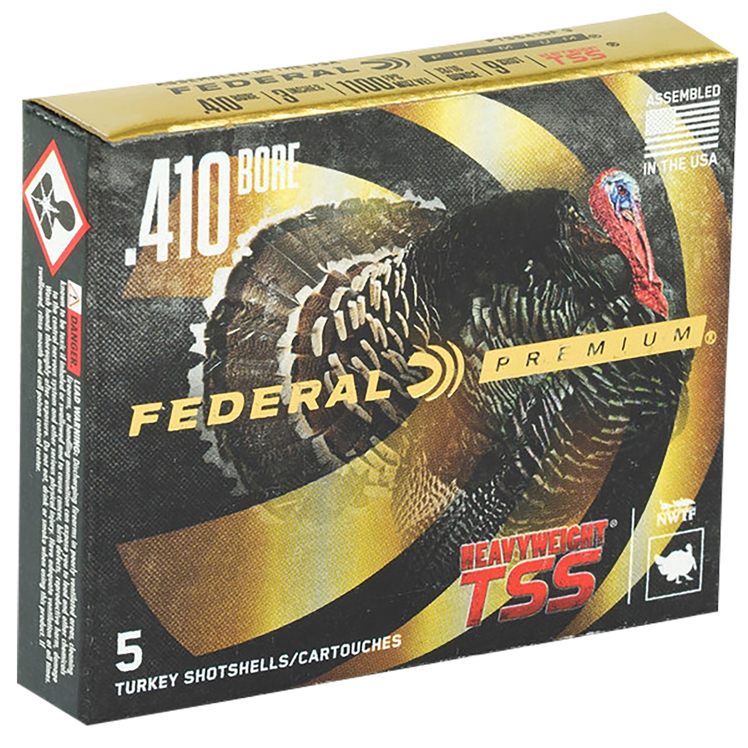 Federal PTSS419F7 Premium Turkey Heavyweight TSS 410 Gauge 3" 13/16 Oz Tungsten