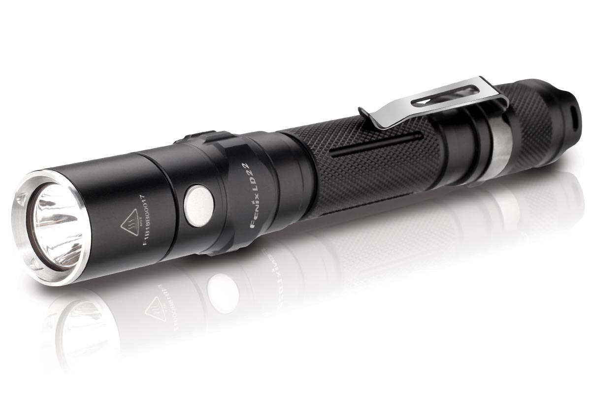 Fenix LD22 2015 Cree XP-G2 R5 LED 300 Lumens AA Side Switch Flashlight Torch 
