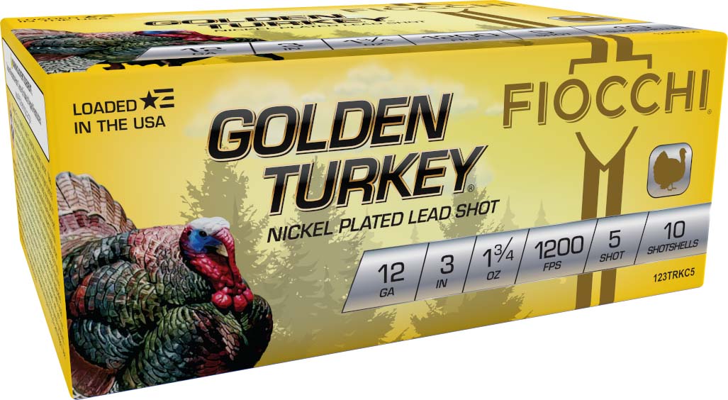 Fiocchi Golden Turkey 12 Gauge 1 3/4oz 3in 5 Shot Shotgun Ammunition