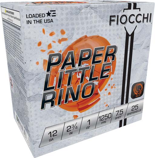 Fiocchi Little Rino 12 Gauge 1 oz 2 3/4in 7 1/2 Shot Shotgun Ammunition