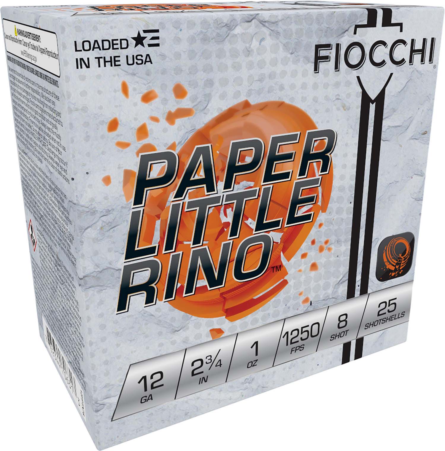 Fiocchi Little Rino 12 Gauge 1 oz 2 3/4in 8 Shot Shotgun Ammunition