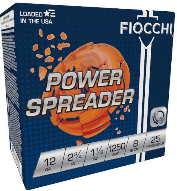 Fiocchi Power Spreader 12 Gauge 1 1/8oz 2.75in Shotgun Ammunition