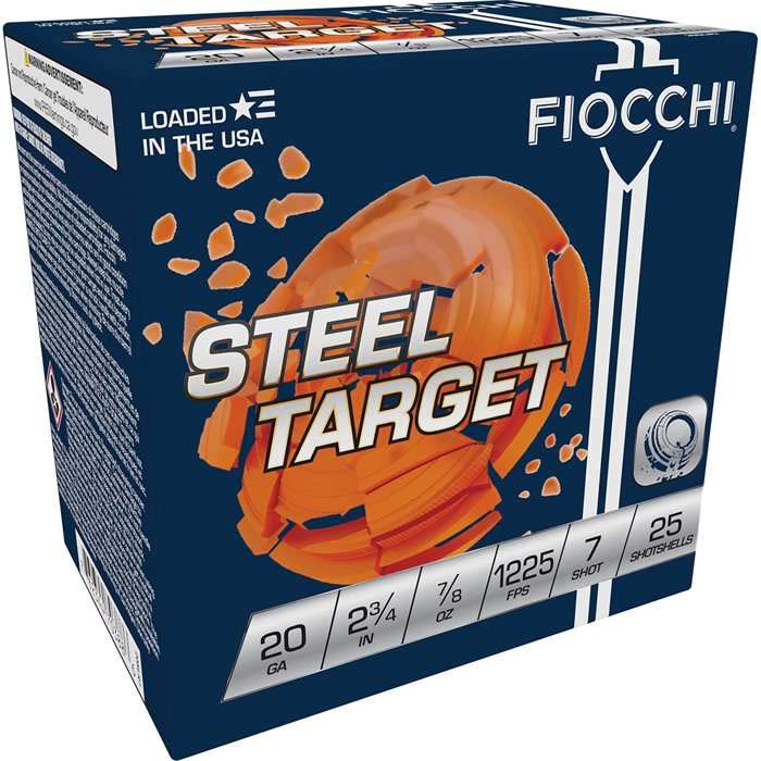 Fiocchi Target Low Recoil 20 gauge 7/8oz 2.75in Shotgun Ammunition