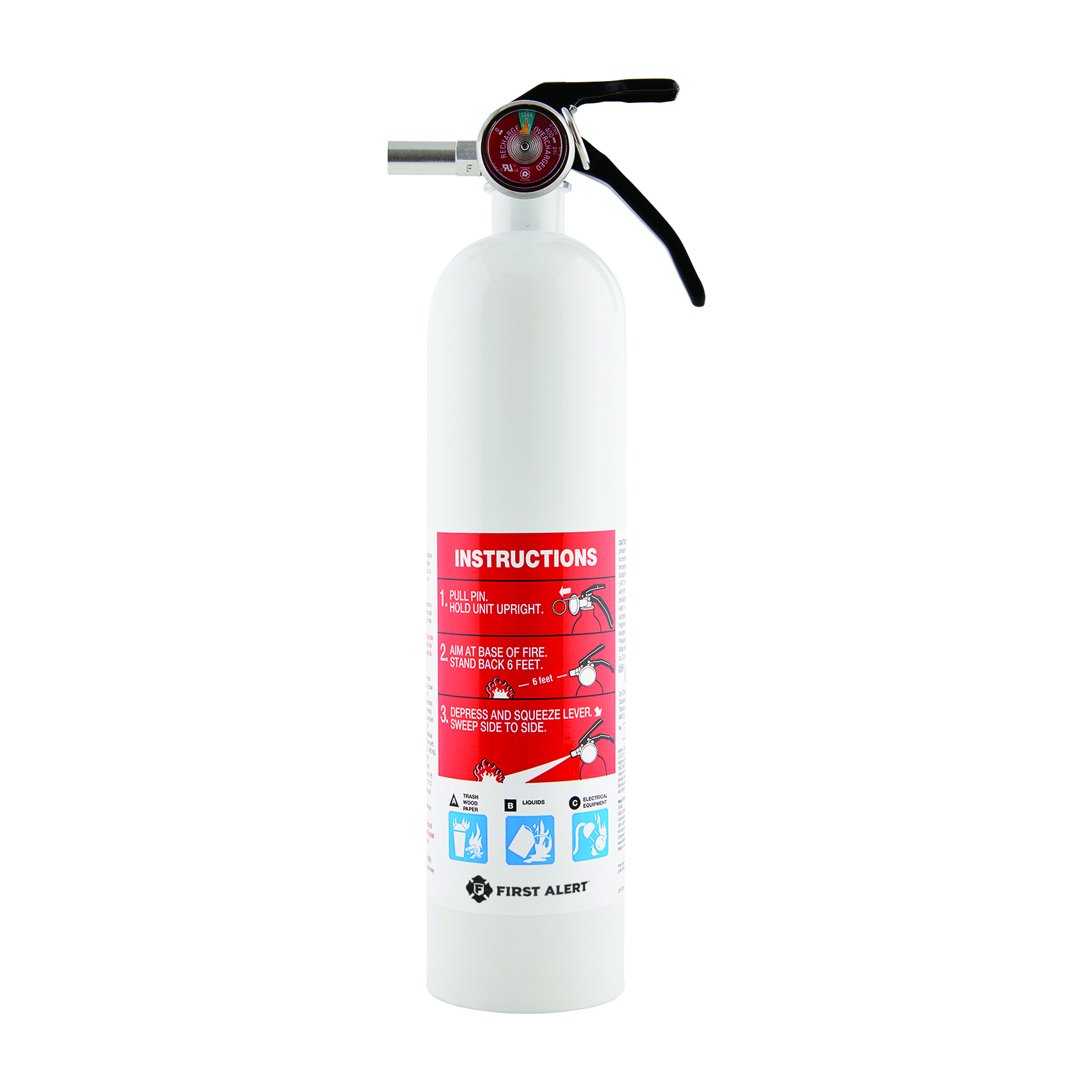 First Alert General Purpose Fire Extinguisher 1-A:10-B:C | w/ Free ...