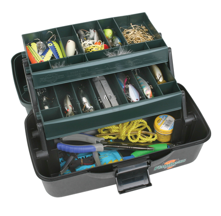 2 tray tackle box