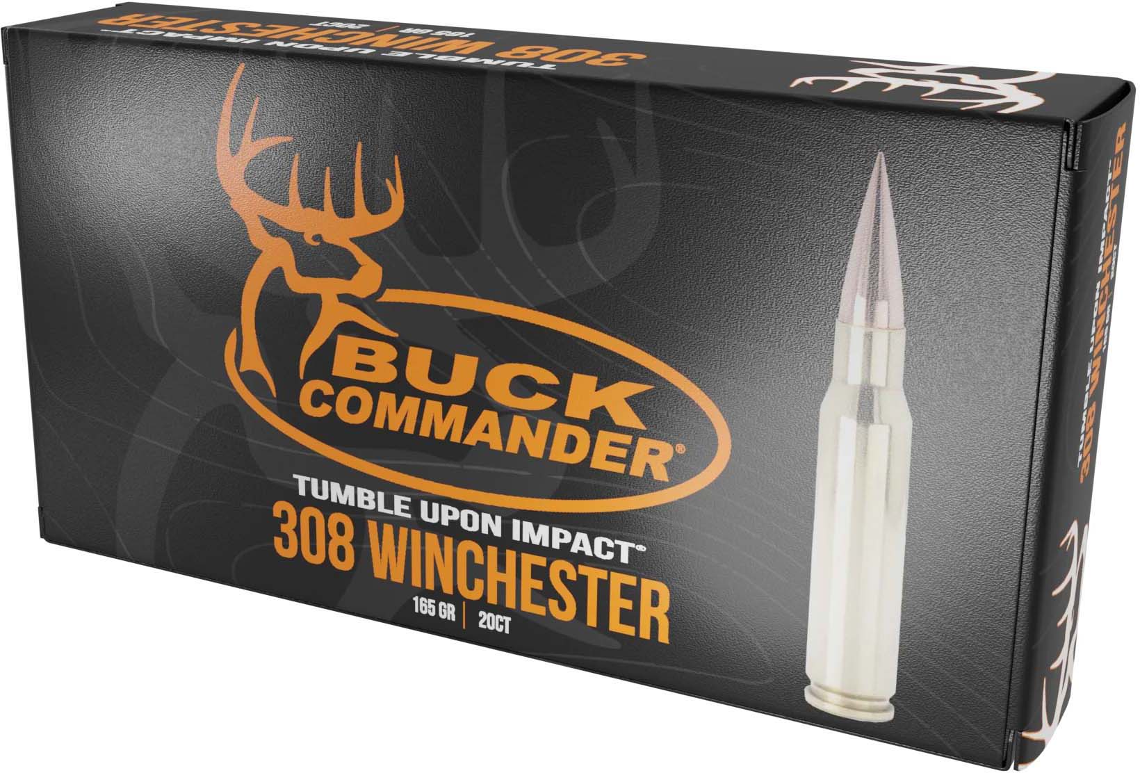 Fort Scott Munitions Buck Commander .308 Winchester 165 Grain SCS Solid Copper Spun Brass Cased Rifle Ammunition