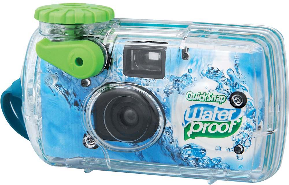 Fujifilm QuickSnap Disposable Waterproof Film Camera Blue 1201407