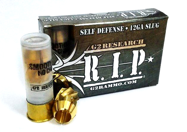 G2 Research Ammunitions R.I.P. Shotshells 12 Ga 2-3/4in 1430 fps Fragmenting Slug