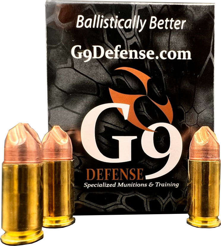 G9 Defense 9mm 126 Grain Subsonic Woodsman Brass Cased Pistol Ammunition