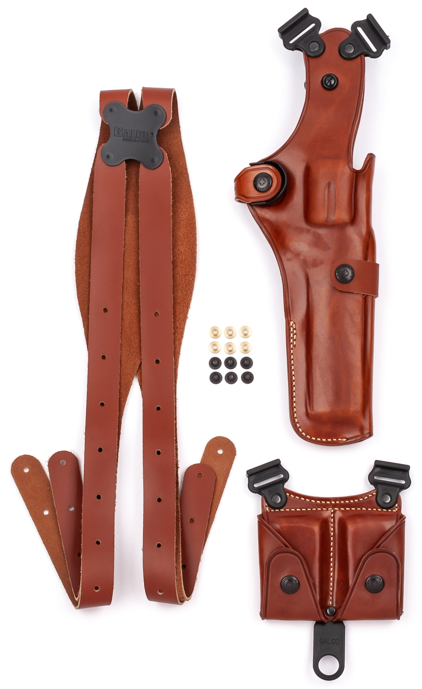 Galco Vertical Shoulder Holster System For S W N And L Frames Up