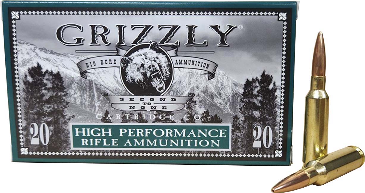 Grizzly Cartridge 6.5 Creedmoor 140 Grain Hollow Point Boat Tail Pistol Ammunition